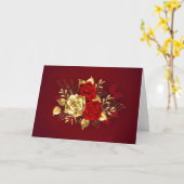 Faltkarte Karte (Gelbe Blume)