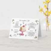 Faltkarte Karte (Gelbe Blume)