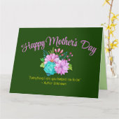 Faltkarte Karte (Gelbe Blume)