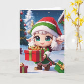 Faltkarte Karte (Gelbe Blume)