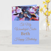 Faltkarte Karte (Gelbe Blume)