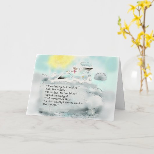 Faltkarte Karte (Gelbe Blume)