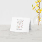 Faltkarte Karte (Gelbe Blume)