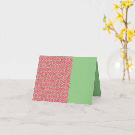 Faltkarte Karte (Gelbe Blume)