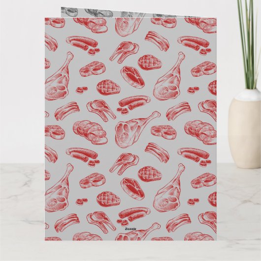 Faltkarte Karte (Rückseite)