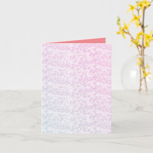 Faltkarte Karte (Gelbe Blume)