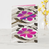 Faltkarte Karte (Gelbe Blume)