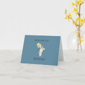 Faltkarte Karte (Gelbe Blume)