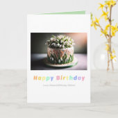 Faltkarte Karte (Gelbe Blume)