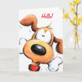 Faltkarte Karte (Gelbe Blume)