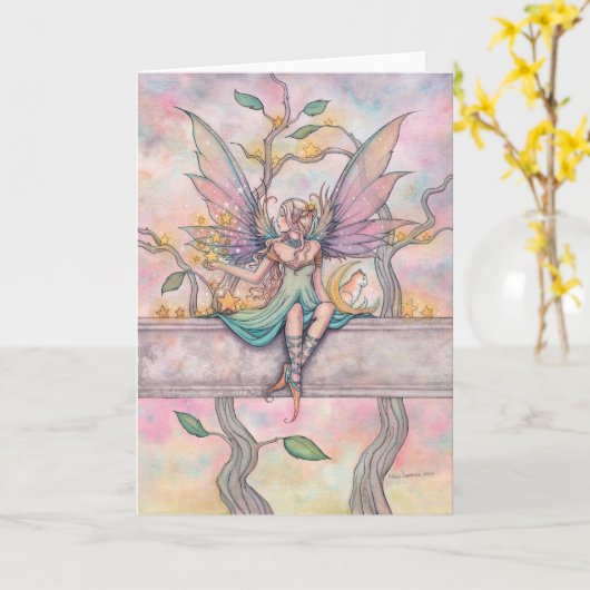 Faltkarte Karte (Gelbe Blume)