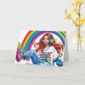 Faltkarte Karte (Gelbe Blume)