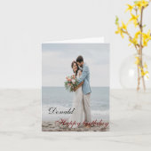 Faltkarte Karte (Gelbe Blume)