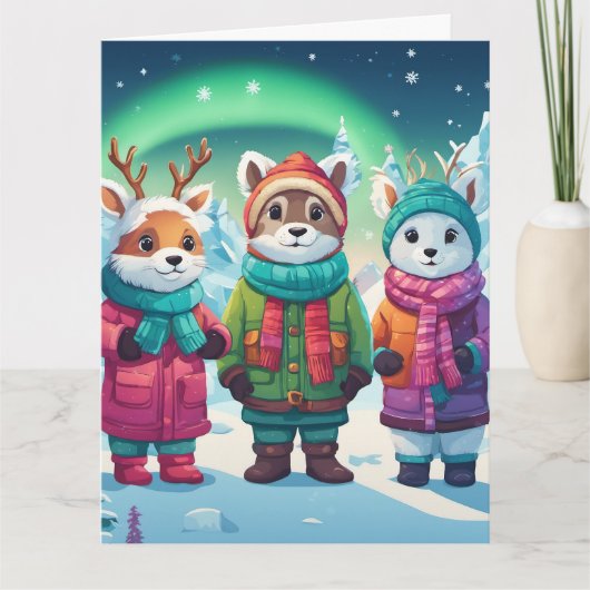 Faltkarte Karte (Vorderseite)