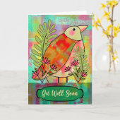 Faltkarte Karte (Gelbe Blume)