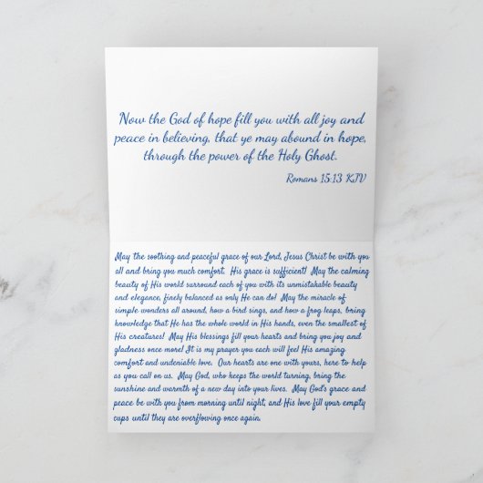 Faltkarte Karte (Innenseite)