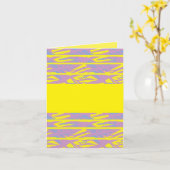 Faltkarte Karte (Gelbe Blume)