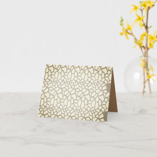 Faltkarte Karte (Gelbe Blume)