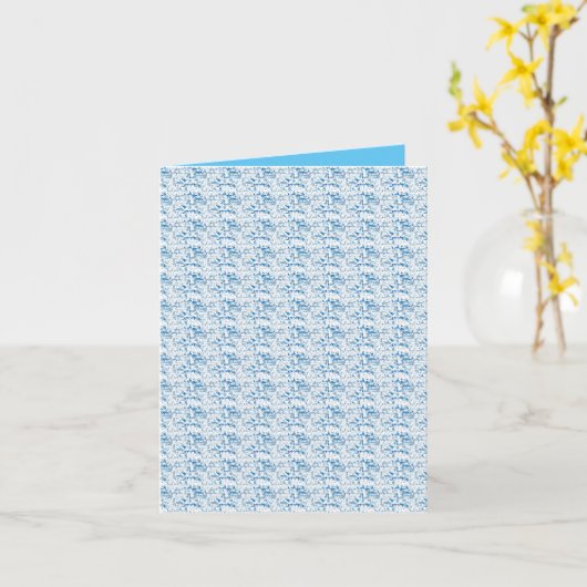 Faltkarte Karte (Gelbe Blume)