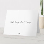 Faltkarte Karte (Rückseite)