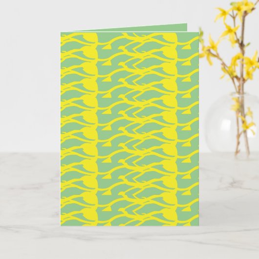 Faltkarte Karte (Gelbe Blume)