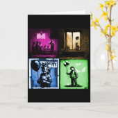 Faltkarte Karte (Gelbe Blume)