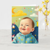 Faltkarte Karte (Gelbe Blume)