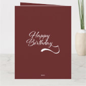 Faltkarte Karte (Rückseite)