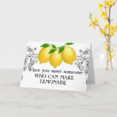 Faltkarte Karte (Gelbe Blume)