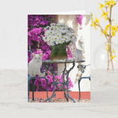 Faltkarte Karte (Gelbe Blume)