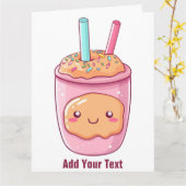 Faltkarte Karte (Gelbe Blume)