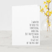 Faltkarte Karte (Gelbe Blume)