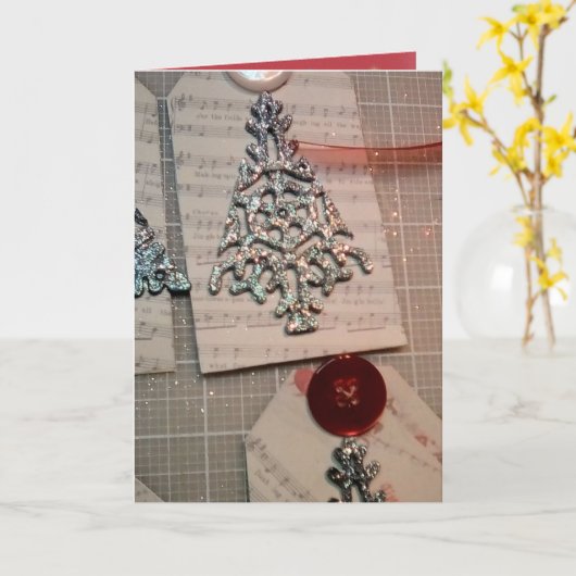 Faltkarte Karte (Gelbe Blume)