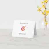 Faltkarte Karte (Gelbe Blume)