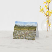 Faltkarte Karte (Gelbe Blume)