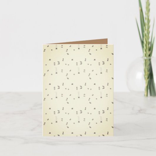 Faltkarte Karte (Vorderseite)