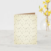 Faltkarte Karte (Gelbe Blume)