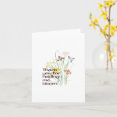 Faltkarte Karte (Gelbe Blume)