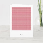 Faltkarte Karte (Rückseite)