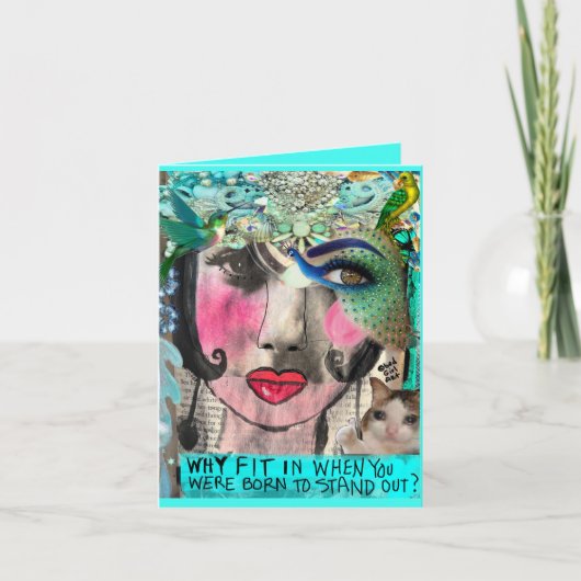 Faltkarte Karte (Vorderseite)