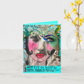 Faltkarte Karte (Gelbe Blume)