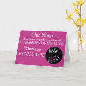 Faltkarte Karte (Gelbe Blume)