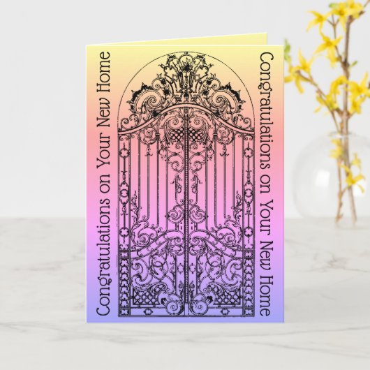 Faltkarte Karte (Gelbe Blume)