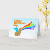 Faltkarte Karte (Gelbe Blume)