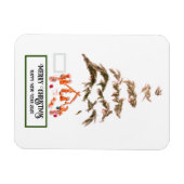 Faltkarte Magnet (Horizontal)