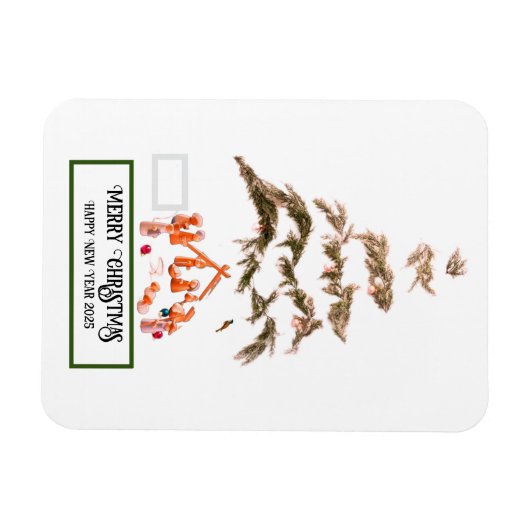 Faltkarte Magnet (Horizontal)