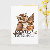 Faltkarte : Mein Vater mein altes Ich Karte (Gelbe Blume)