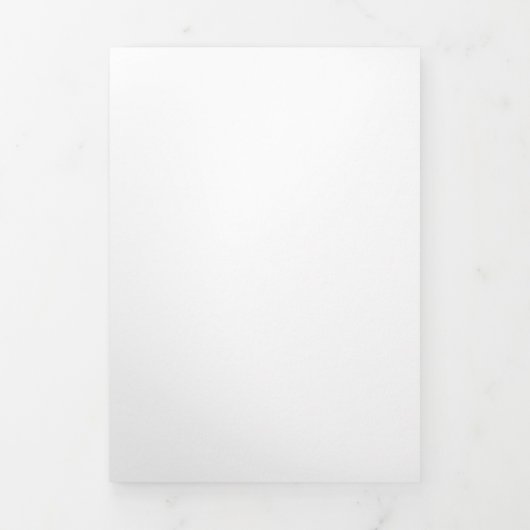 Faltkarte mit 5 Zoll x 7 Zoll, dreifache Buchstabe Dreifach Gefaltete Karte (Cover)