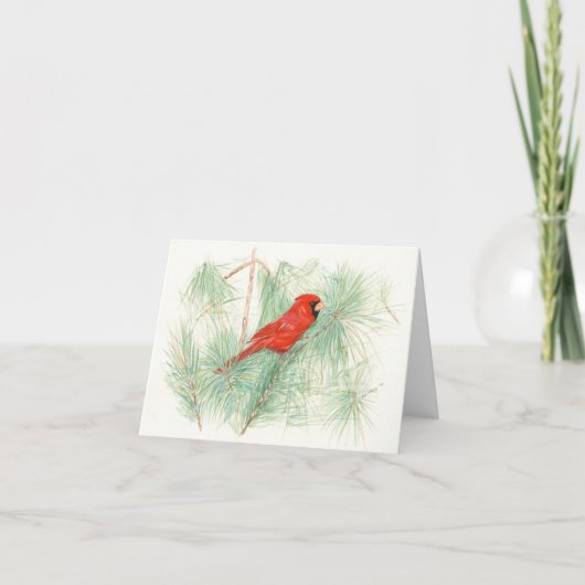 Faltkarte mit Aquarellmotiv Karte (Vorderseite)