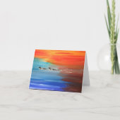 Faltkarte mit Bild der Löwen Karte (Vorderseite)